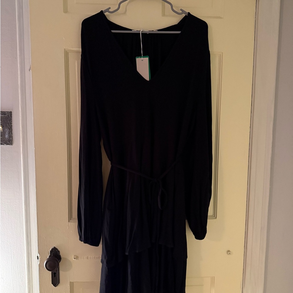 COPY - Boden Tiered Black Dress NWT size 14